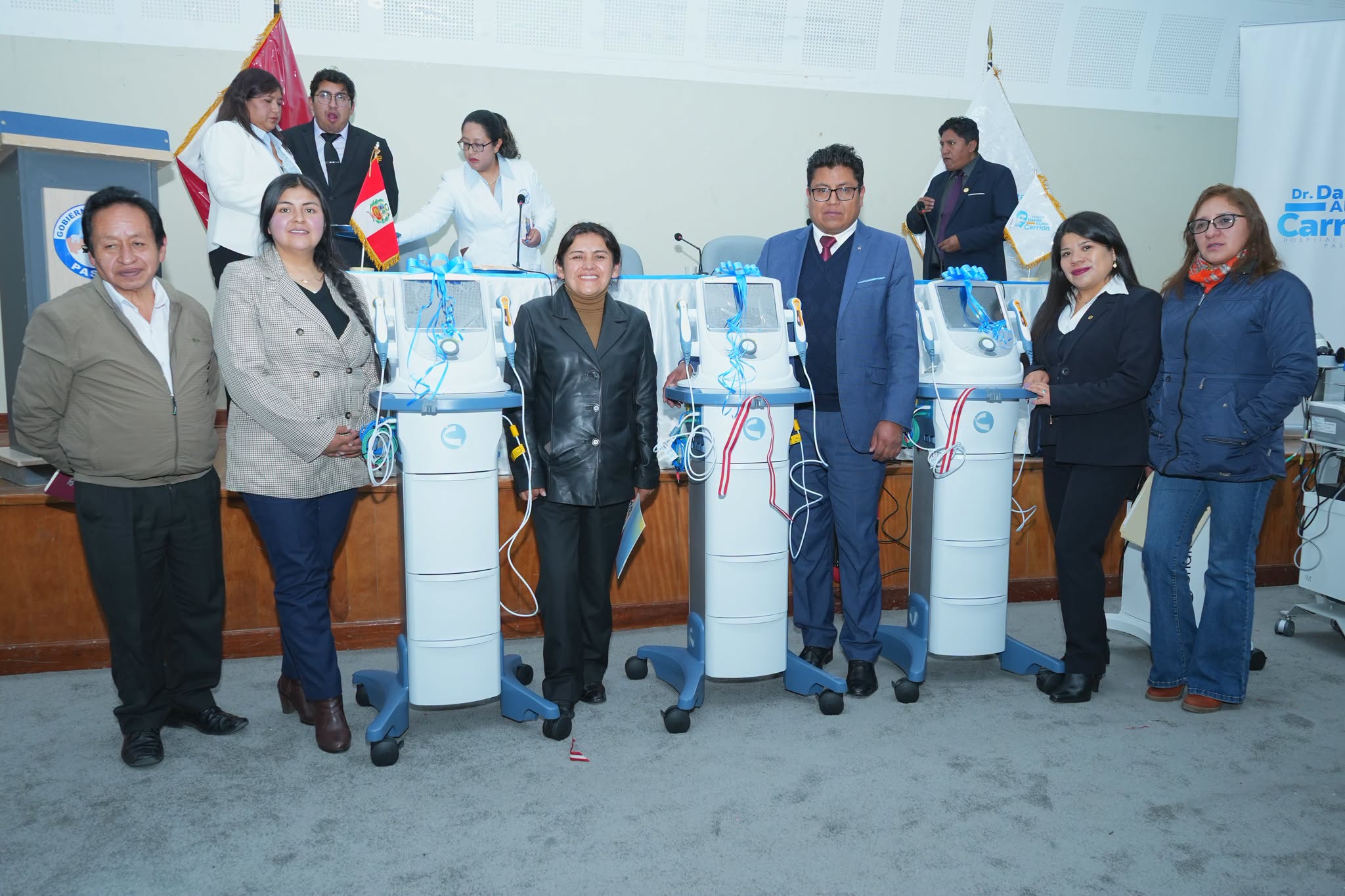 Equipamiento de rehabilitación en Hospital Daniel Alcides Carrión